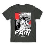 Pain – AKatsuki Dark Grey Men's Tee for Anime, Naruto