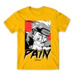Pain – AKatsuki Gold Men's Tee for Anime, Naruto