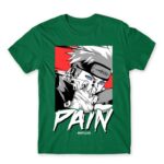 Pain – AKatsuki Kelly Green Men's T-shirt for Anime, Naruto