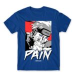 Pain – AKatsuki Royal Blue Men's Tee for Anime, Naruto