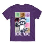 Pedro tour Dark Purple Men's Tee for Funny, Meme