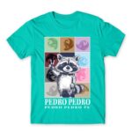 Pedro tour Turquoise Men's T-shirt for Funny, Meme