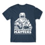 Penetration Matters Denim Men's T-shirt for Welder, Work
