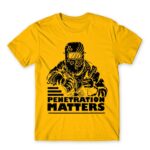 Penetration Matters Gold Men's Tee for Welder, Work