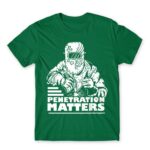 Penetration Matters Kelly Green Men's Tee for Welder, Work