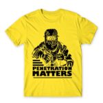 Penetration Matters Lemon Men's T-shirt for Welder, Work