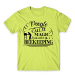 People Call It Magic – Beekeeper Apple Green Men's T-shirt for Beekeeper, Work