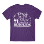 People Call It Magic – Beekeeper Dark Purple Men's T-shirt for Beekeeper, Work
