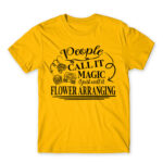 People called it miracle – Florist Gold Men's T-shirt for Florist, Work