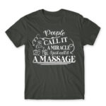 People called it miracle – Massage Therapist Dark Grey Men's Tee for Massage Therapist, Work