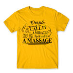 People called it miracle – Massage Therapist Gold Men's T-shirt for Massage Therapist, Work