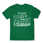 People called it miracle – Massage Therapist Kelly Green Men's T-shirt for Massage Therapist, Work
