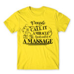 People called it miracle – Massage Therapist Lemon Men's Tee for Massage Therapist, Work
