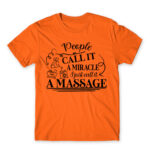 People called it miracle – Massage Therapist Orange Men's T-shirt for Massage Therapist, Work