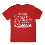 People called it miracle – Massage Therapist Red Men's T-shirt for Massage Therapist, Work