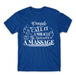 People called it miracle – Massage Therapist Royal Blue Men's T-shirt for Massage Therapist, Work