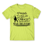 People called it miracle – Postman Apple Green Men's Tee for Postman, Work