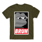 Pepe – Bruh Army Men's T-shirt for Funny, Meme