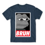 Pepe – Bruh Denim Men's T-shirt for Funny, Meme