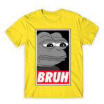 Pepe – Bruh Lemon Men's T-shirt for Funny, Meme