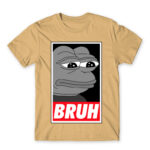 Pepe – Bruh Sand Men's Tee for Funny, Meme