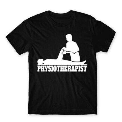 Physiotherapist Black Men's T-shirt for Physiotherapist, Work