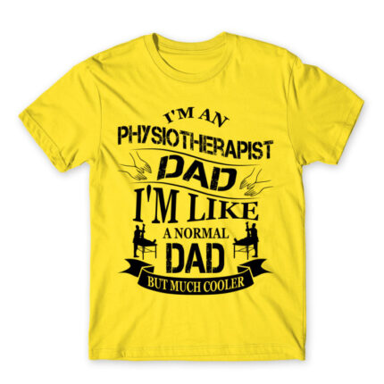 Physiotherapist Dad Lemon Men's T-shirt for Physiotherapist, Work