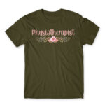 Physiotherapist – Floral Army Men's Tee for Physiotherapist, Work