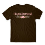 Physiotherapist – Floral Chocolate Men's T-shirt for Physiotherapist, Work