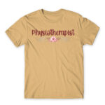 Physiotherapist – Floral Sand Men's T-shirt for Physiotherapist, Work