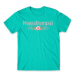 Physiotherapist – Floral Turquoise Men's Tee for Physiotherapist, Work