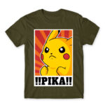 !!PIKA!! Army Men's Tee for Anime, Pokemon
