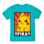 !!PIKA!! Atoll Blue Men's T-shirt for Anime, Pokemon