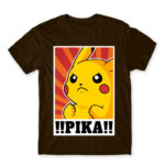 !!PIKA!! Chocolate Men's T-shirt for Anime, Pokemon