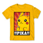!!PIKA!! Gold Men's T-shirt for Anime, Pokemon