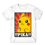 !!PIKA!! White Men's T-shirt for Anime, Pokemon