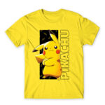 Pikachu Stripe Lemon Men's T-shirt for Anime, Pokemon