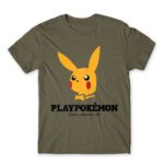 Playpokémon Zinc Men's Tee for Brand Parody, Funny