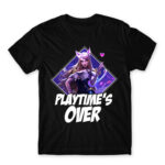 Playtime’s over Black Men's Tee for Gaming, League Of Legends