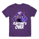 Playtime’s over Dark Purple Men's Tee for Gaming, League Of Legends