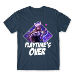 Playtime’s over Denim Men's Tee for Gaming, League Of Legends