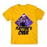 Playtime’s over Gold Men's T-shirt for Gaming, League Of Legends