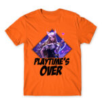 Playtime’s over Orange Men's T-shirt for Gaming, League Of Legends