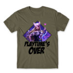 Playtime’s over Zinc Men's Tee for Gaming, League Of Legends