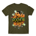 Pochita – Graffiti Army Men's T-shirt for Anime, Chainsaw Man