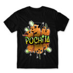 Pochita – Graffiti Black Men's Tee for Anime, Chainsaw Man