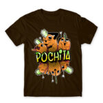 Pochita – Graffiti Chocolate Men's Tee for Anime, Chainsaw Man