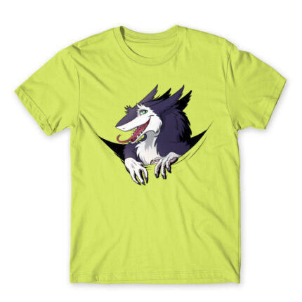 Pocket Sergal Apple Green Men's Tee for Anime, Sergal