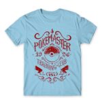 Pokemaster training club Sky Blue Men's T-shirt for Anime, Pokemon