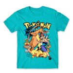 Pokémon Champion Atoll Blue Men's Tee for Anime, Pokemon
